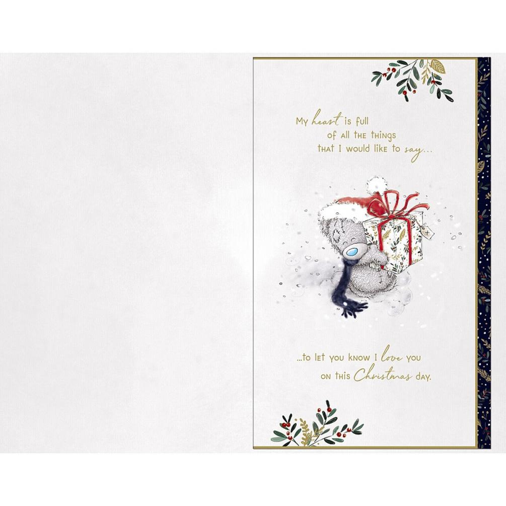 Husband Handmade Me to You Bear Christmas Card Extra Image 1